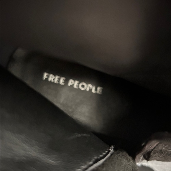 Free People Black Studded Ankle Boots - Picture 10 of 10